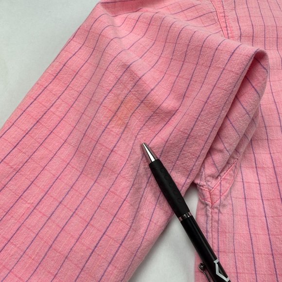 Vintage 80s 90s PCH Pacific Coast‎ Highway Pullover Hoodie Pink Striped L - Picture 2 of 12